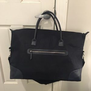 Navy overnight/weekender bag